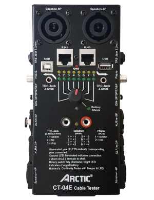 Кабельный тестер ARCTIC CT-04E Кабельный тестер ARCTIC CT-04E