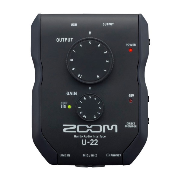 Інтерфейс Zoom U-22