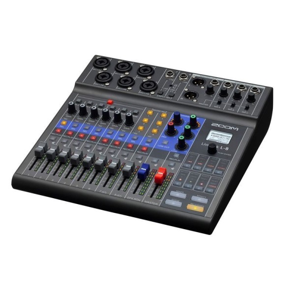 Цифровий мікшерний пульт Zoom LiveTrak L-8 Цифровий мікшерний пульт Zoom LiveTrak L-8
