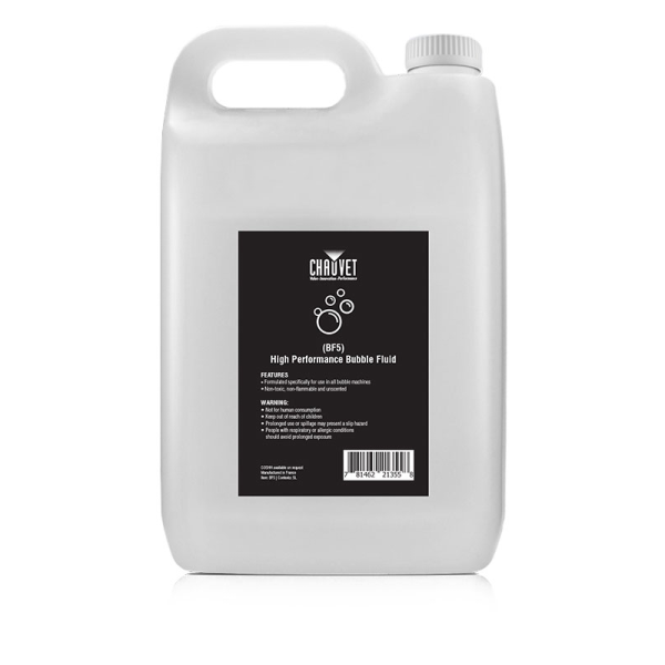 Рідина для генератора бульбашок CHAUVET BF5 BUBBLE FLUID 5L