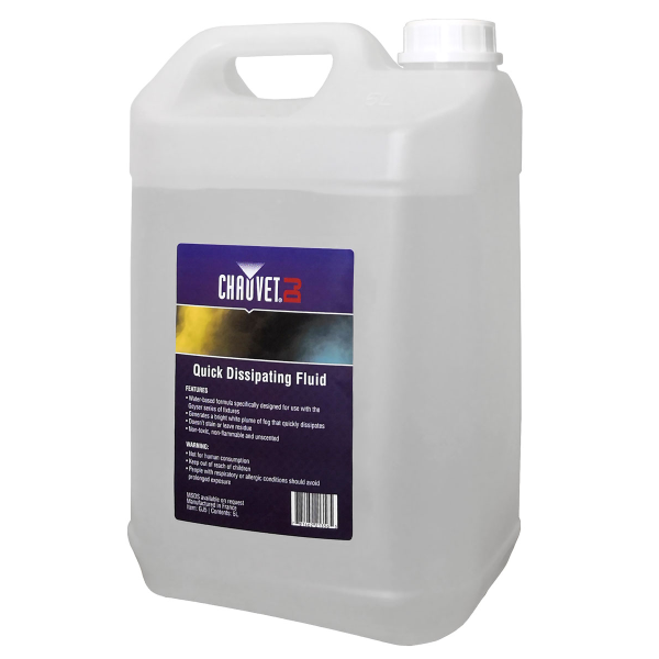 Рідина для дим машини CHAUVET QDF5 (GJ5) Quick Dissipating (Geyser) Fluid