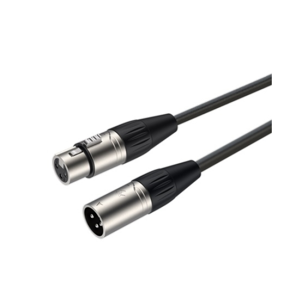 Готовий мікрофонний кабель Roxtone SMXX200L1, 2x0.22 кв.мм, вн.діаметр 6 мм, 1 м