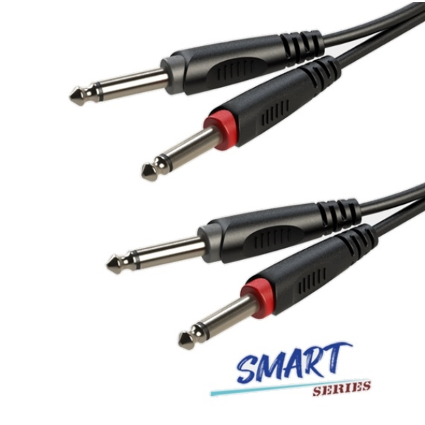 Готовий аудіокабель Roxtone SACC100L6, 6.3 Jack male mono - 6.3 Jack male mono, 6 м