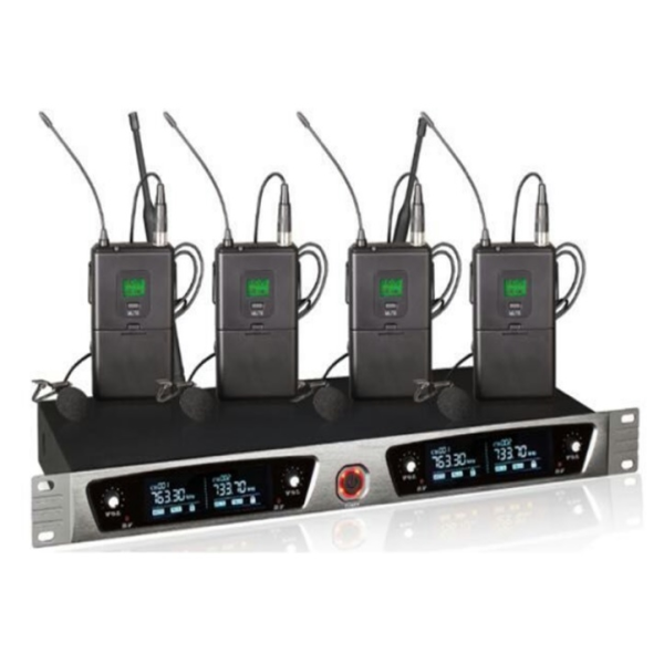 Цифрова радіосистема з чотирма петличними (головними) мікрофонами Emiter-S TA-991P Цифрова радіосистема з чотирма петличними (головними) мікрофонами Emiter-S TA-991P