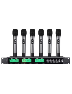 Радіосистема із шістьма ручними мікрофонами Emiter-S TA-7806H