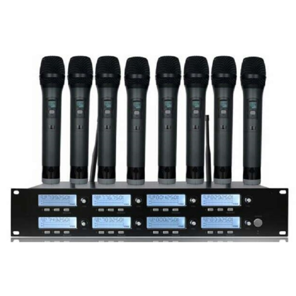 Цифрова радіосистема з вісьмома ручними мікрофонами Emiter-S TA-709H