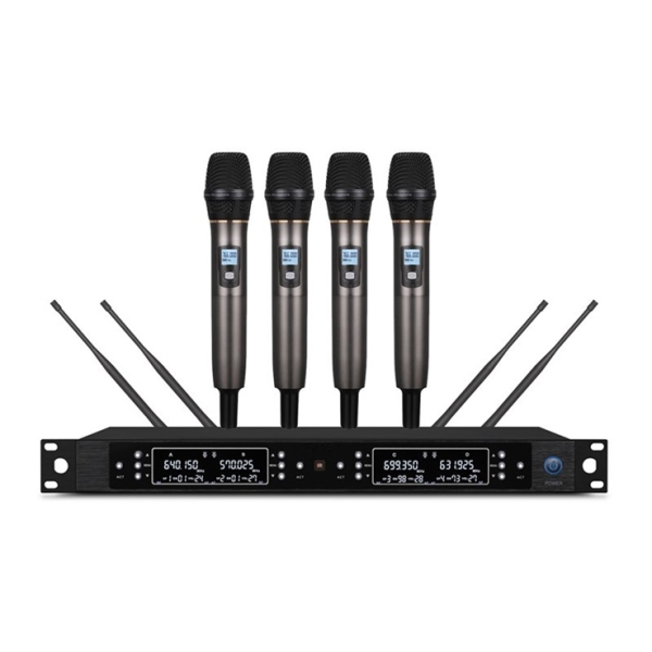 Радіосистема із чотирма ручними мікрофонами Emiter-S TA-U802H