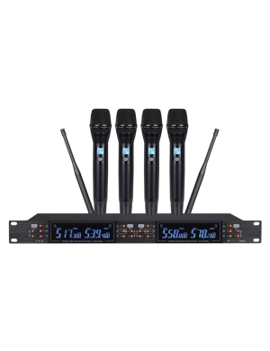 Радиосистема с четырьмя ручными микрофонами Emiter-S TA-U603H