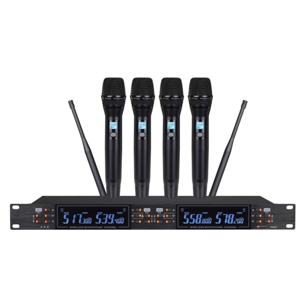 Радіосистема із чотирма ручними мікрофонами Emiter-S TA-U603H Радіосистема із чотирма ручними мікрофонами Emiter-S TA-U603H