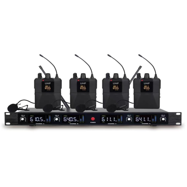 Радіосистема з чотирма петличними мікрофонами Emiter-S TA-U601P Радіосистема з чотирма петличними мікрофонами Emiter-S TA-U601P