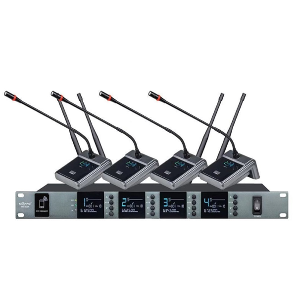 Бездротова конференц-система з чотирма конференц-мікрофонами Emiter-S TA-7807C