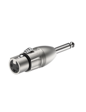 Переходник Roxtone RA2XFJM 6.3mm Jack male mono - XLR female (мама) Переходник Roxtone RA2XFJM 6.3mm Jack male mono - XLR female (мама)