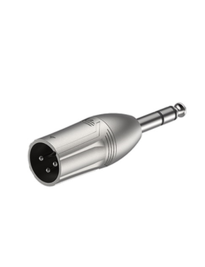 Переходник Roxtone RA3XMJM 6.3mm Jack male stereo - XLR male (папа) Переходник Roxtone RA3XMJM 6.3mm Jack male stereo - XLR male (папа)