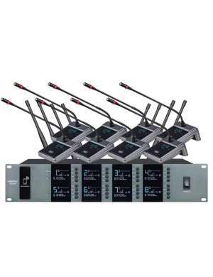 Радіосистема з вісьмома конференц-мікрофонами Emiter-S TA-7808C