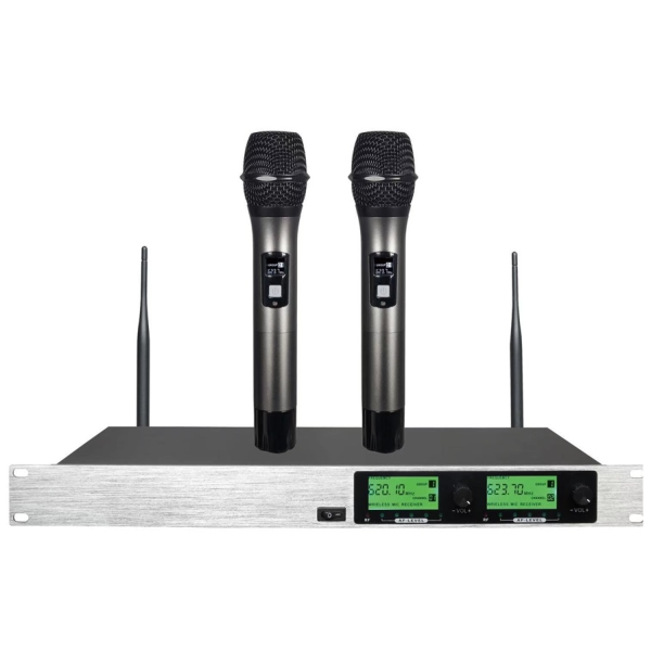 Радіосистема із двома ручними мікрофонами Emiter-S TA-U402H