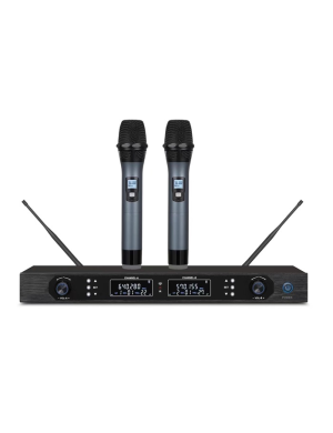 Радіосистема із двома ручними мікрофонами Emiter-S TA-U803H