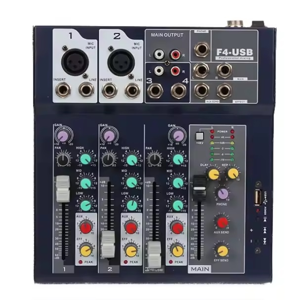 Мікшерний пульт Emiter-S F4-USB Мікшерний пульт Emiter-S F4-USB