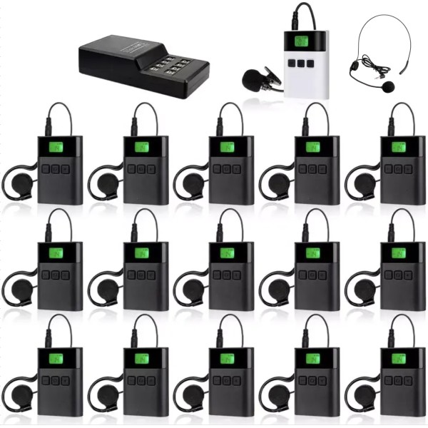 Бездротова система тур-гід DV audio TGD-KIT1T15R комплект