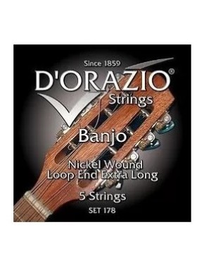 Струни для банджо D'Orazio SET-178