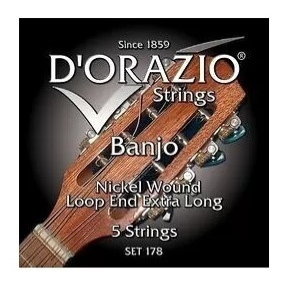 Струни для банджо D'Orazio SET-178