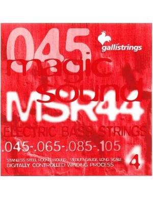 Струни для бас-гітари Galli Magic Sound MSR44 (45-105) Stainless Steel Medium