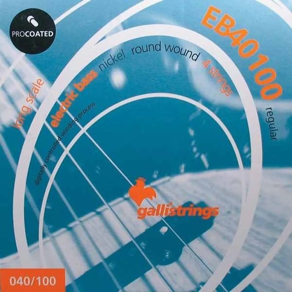 Струни для бас-гітари Galli ProCoated EB40100