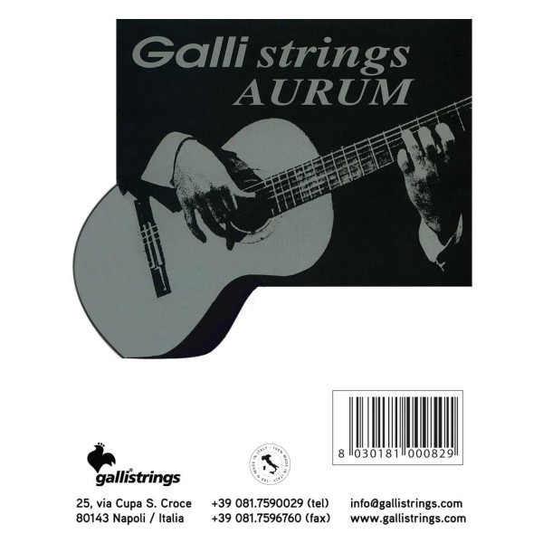 Струни для класичної гітари Gallistrings A126 HARD TNS