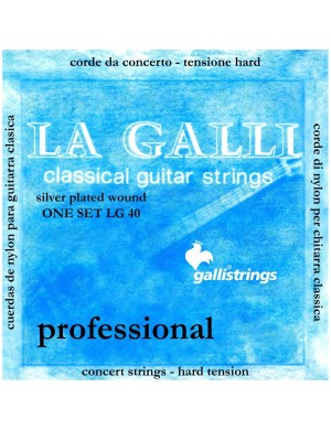 Струни для класичної гітари Gallistrings LG40 HARD TNS