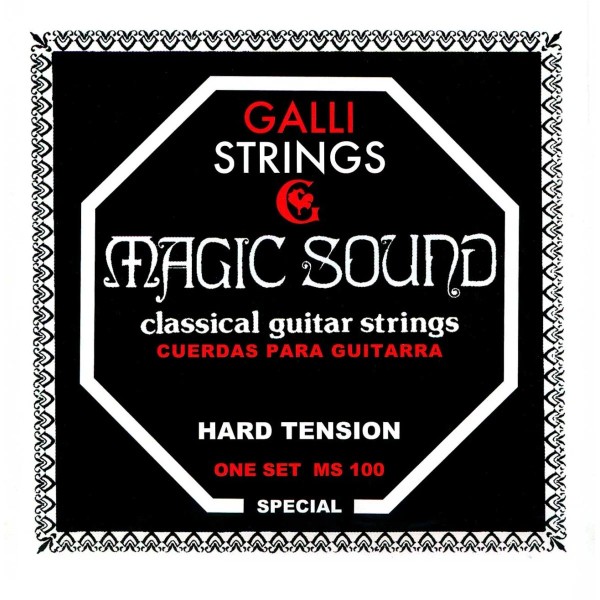 Струни для класичної гітари Gallistrings MS 100 HARD TNS