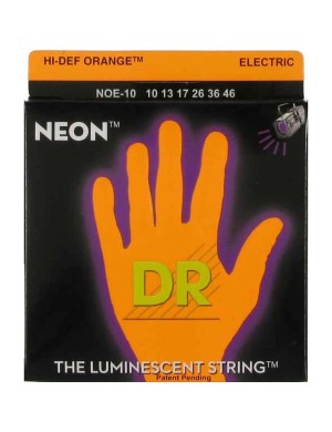 Струни для електрогітари DR NOE-10 NEON Hi-Def (10-46) Medium