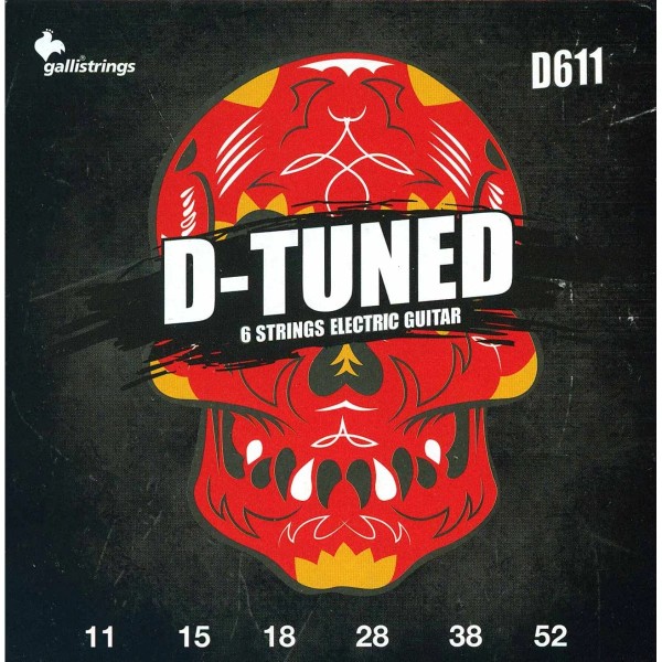 Струни для електрогітари Gallistrings D611
