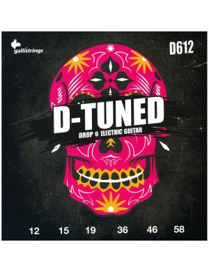 Струни для електрогітари Gallistrings D612 - 6 STRINGS DROP 6