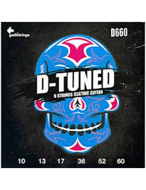 Струни для електрогітари Galli D-Tuned D660 Drop6 Guitar