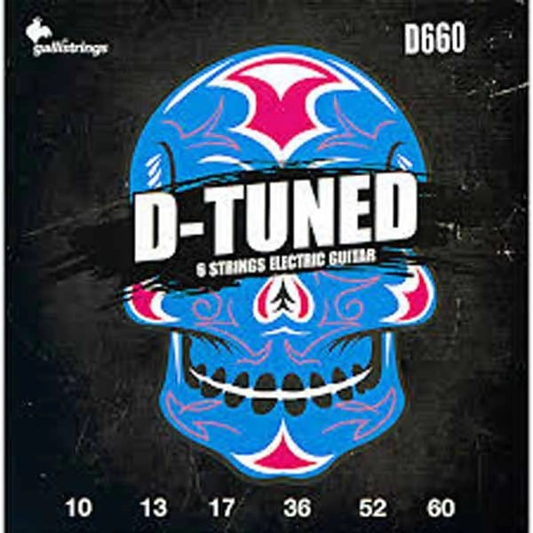 Струни для електрогітари Galli D-Tuned D660 Drop6 Guitar