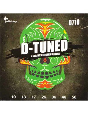 Струни для електрогітари Galli D-Tuned D710 7 Strings Guitar