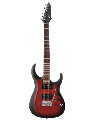 Электрогитара CORT X100 (Open Pore Black Cherry Burst)