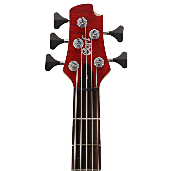 Бас-гітара CORT A5 Plus FMMH (Open Pore Black Cherry)