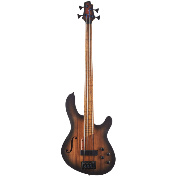 Бас-гітара CORT B4FL MHPZ (Open Pore Trans Black Burst)