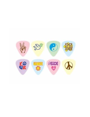 Медіатори в наборі D'Andrea PL-HV Peace & Love Heavy/72 шт