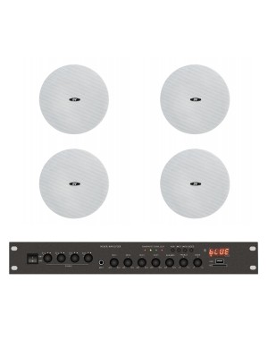 Комплект звука DV Audio LA804CMG6W для помещения до 80м.кв. Комплект звука DV Audio LA804CMG6W для помещения до 80м.кв.