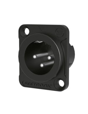 Роз'єм панельний XLR тато Seetronic MJ3F2C-B