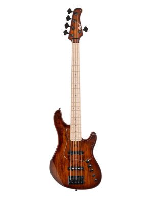 Бас-гітара CORT GB-Fusion 5 Antique Brown Burst – 5 струн, Jazz-стиль, потужне звучання