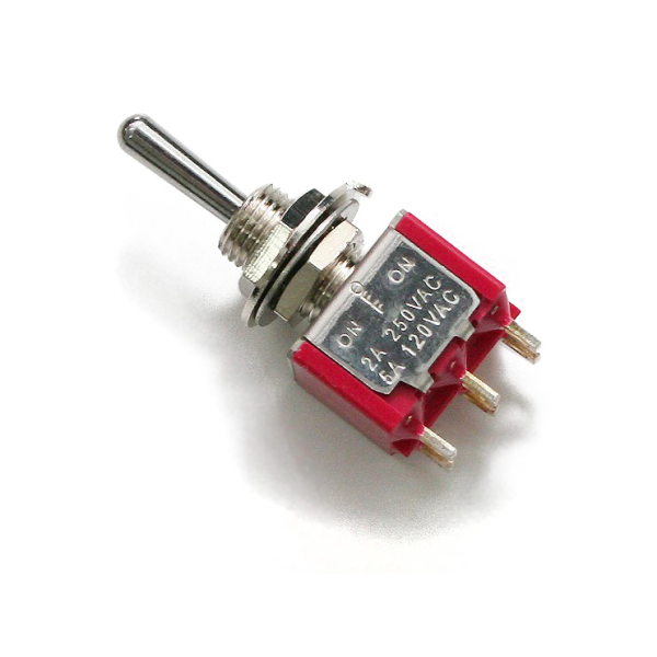 3-позиційний (on / off / on) DPDT міні-перемикач DIMARZIO EP1107 DPDT 3-WAY MINI SWITCH (on-off-on)