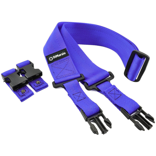 Ремінь для гітари DIMARZIO DD2200 CLIPLOCK BLUE