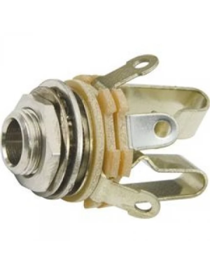 Панельный разъем 1/4" TRS Jack для электрогитары, трехконтактный DIMARZIO EP1302 SWITCHCRAFT OUTPUT