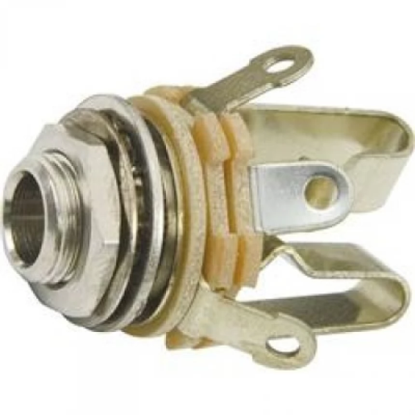 Панельний роз'єм 1/4 "TRS Jack для електрогітари, трьохконтактний DIMARZIO EP1302 SWITCHCRAFT OUTPUT