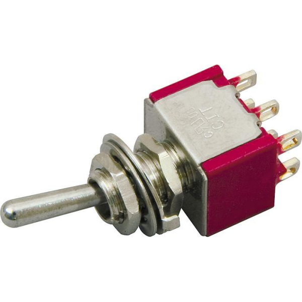 3-позиційний (on / off / on) DPDT міні-перемикач DIMARZIO EP1108 DPDT 3-WAY MINI SWITCH (on-on-on)