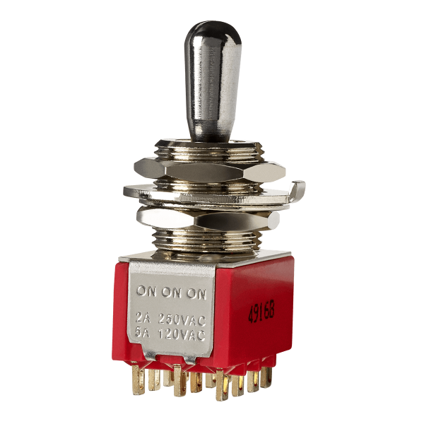 3-позиційний 4PDT міні-перемикач звукознімачів DIMARZIO EP1111 4PDT 3-WAY MINI PICKUP SWITCH