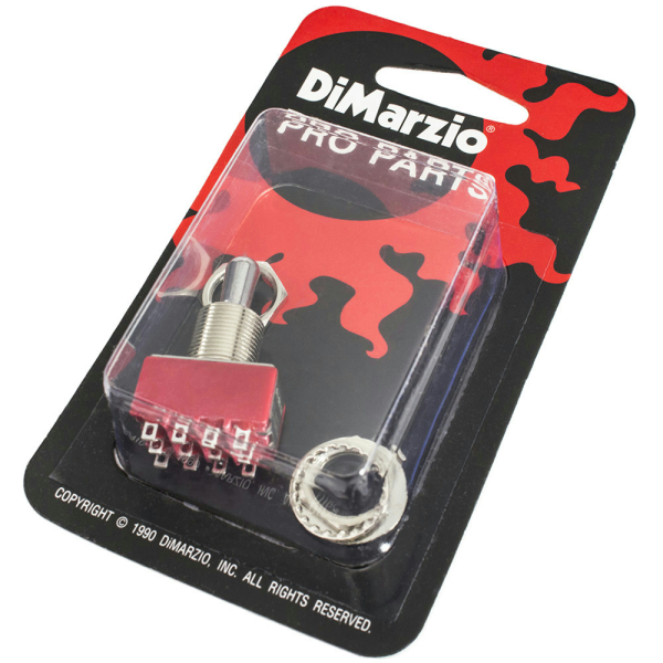 3-позиційний 4PDT міні-перемикач звукознімачів DIMARZIO EP1111 4PDT 3-WAY MINI PICKUP SWITCH