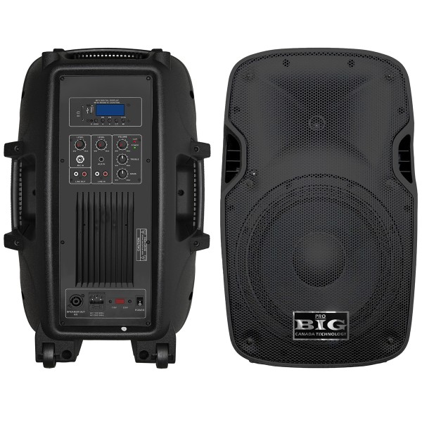 Акустичний комплект BIG JB15SET300W MP3/FM/BT (активна + пасивна)